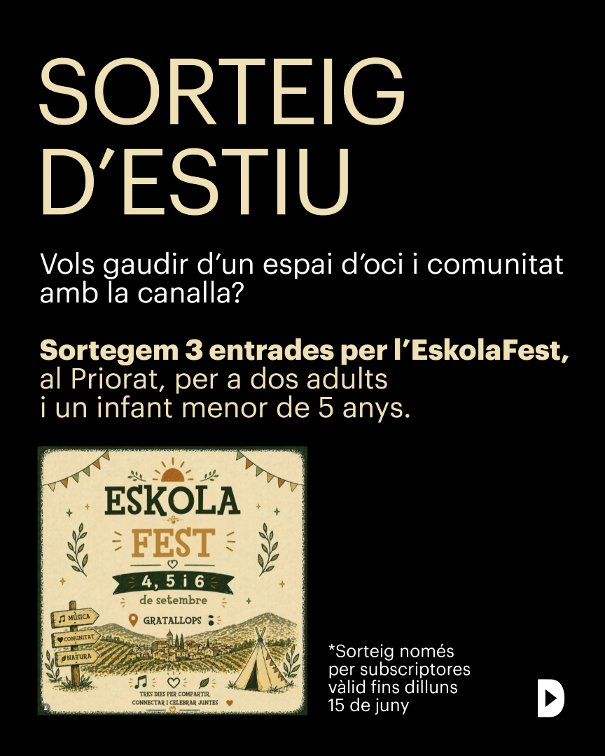 La_Directa's tweet photo. #SORTEIG | Un any més arriba el sorteig d'estiu per a subscriptores... i aquest cop, doble! Apunta't aquí: https://t.co/Q5lwzVpt7v 

Què hi trobaràs?

👉 3 entrades per a l’Eskola Fest: Per compartir música, activitats i tres dies bonics amb la canalla. https://t.co/NecpTiBDas