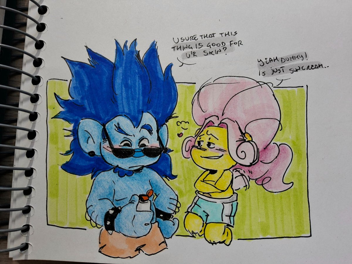 MariaGadal90107's tweet photo. Happy Pride from this two gays‼️i love them so much omg 
#trollstopia #trollsfanart https://t.co/IPcQ01vNyE