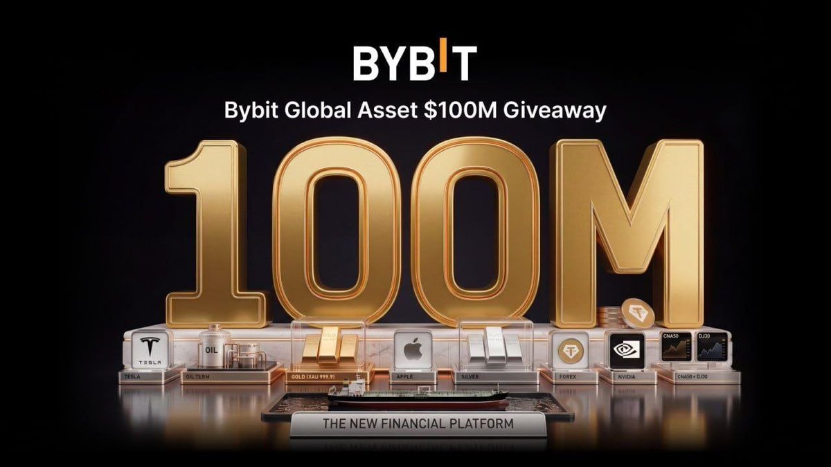 Cryptofinder_01's tweet photo. 如果你最近本来就在关注 RWA，可以顺手看看 Bybit 这次活动。
Bybit 最大 RWA 活动上线，交易 xStocks、黄金、原油、全球指数，都有机会参与 40 天每日大奖。
🎰 抽奖最高赢 $1,000 NVIDIA xStock
🎁 新用户立享欢迎奖励
📅 活动截止 6月30日
https://t.co/lxg5QoEAMA  https://t.co/zj7hnxvz1Y