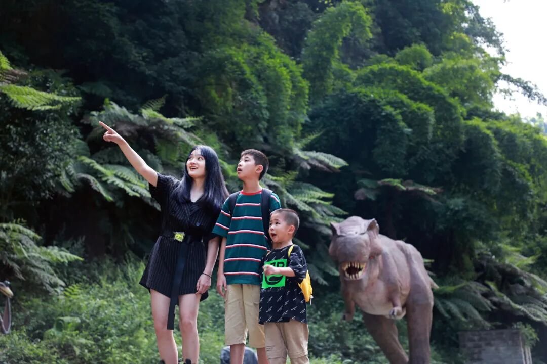 LeshanHi's tweet photo. Enjoy a Qianwei weekend trip: explore Jurassic Valley with ancient tree ferns, experience underground coal mining at Huangcun Well, and wander vintage Bagou Mining Town with unique local snacks. https://t.co/JgKXzyKDBv