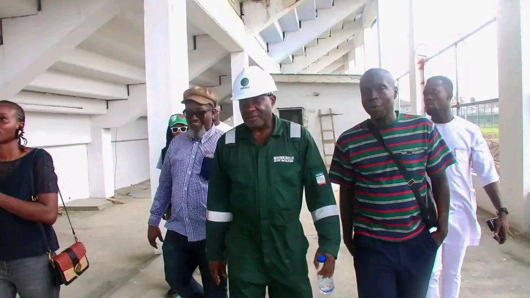 Greatman50's tweet photo. Ongoing Reconstruction Of The Yakubu Gowon Stadium In Port Harcourt

It will feature an upgraded mega electronic scoreboard, VIP facilities and others, as part of its renovation to FIFA/CAF international standards.

 #CAF #Portharcourt #riverstate #NPFL27 https://t.co/x9jb6jwTVE