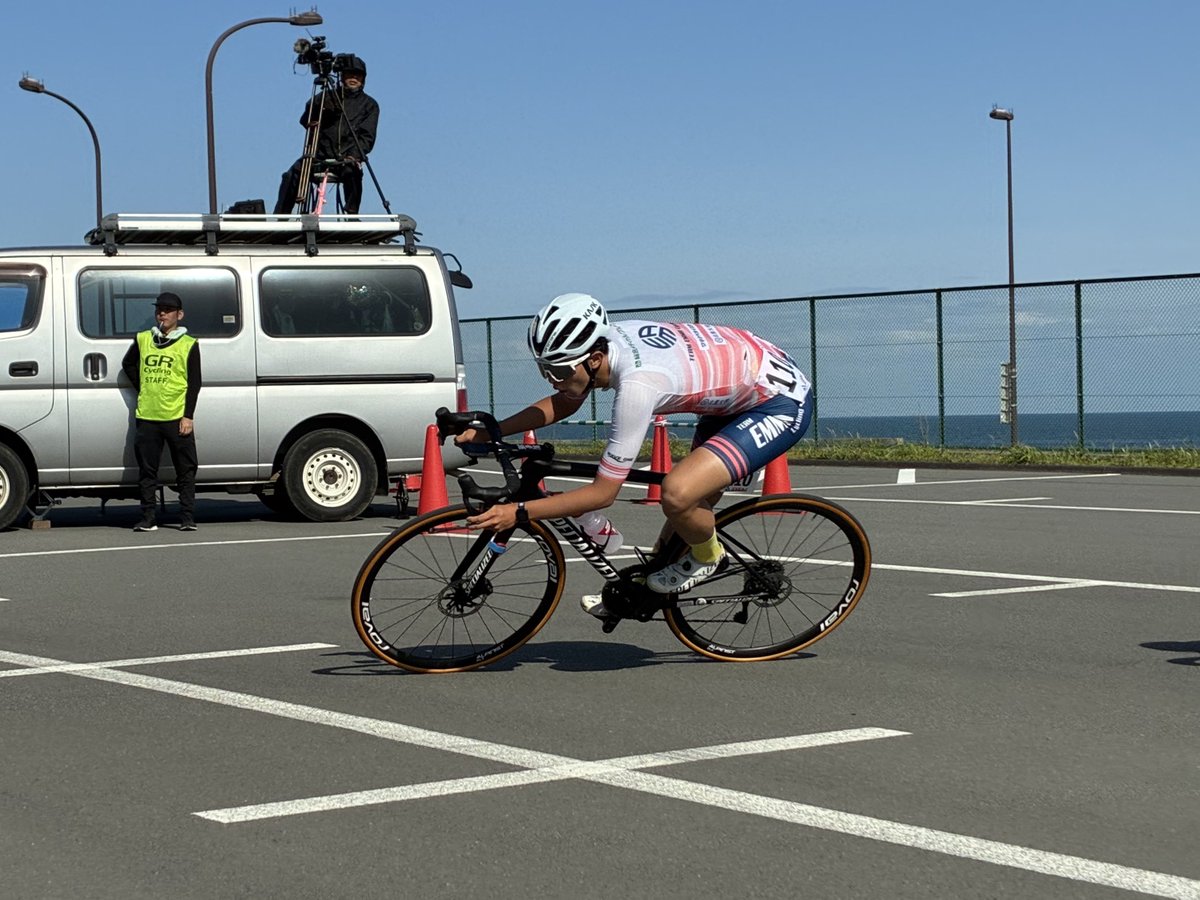 328works1's tweet photo. 【レース情報】
6/7(日) JBCF石川ロードレース

8:30- E1/E2(13.6km×7周=95.2km)御堂 向井

YouTube🎥
https://t.co/ngmcpUPSGa

LAPCLIP⏱
https://t.co/X8CPBxaOFh

応援よろしくお願いいたします。

#TEAMEMMACycling
#総合メディカル
#ワタナベオイスター
#北里大学 https://t.co/3NHTE18ZrG