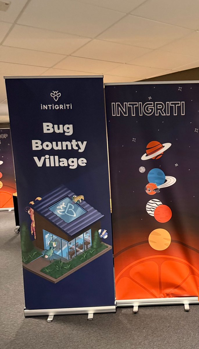 intigriti's tweet photo. We're live at OrangeCon! 🤠

Come find us at the Bug Bounty Village (room 5) for a live CTF challenge, bug bounty talks, community, and of course, some cool swag! 😎 https://t.co/sYnTxQNJp2