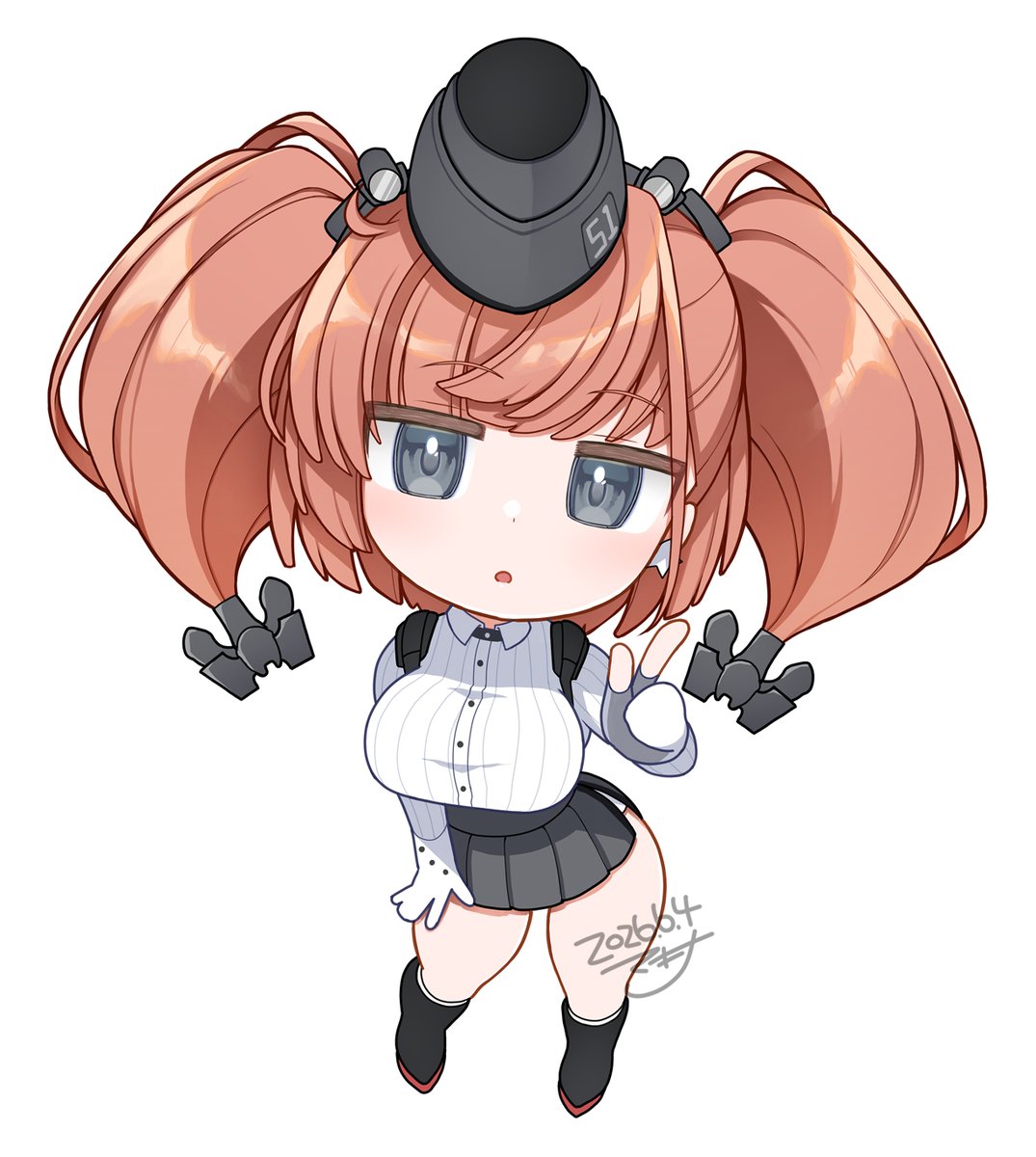 アクスタ用に描いたアトランタ 
