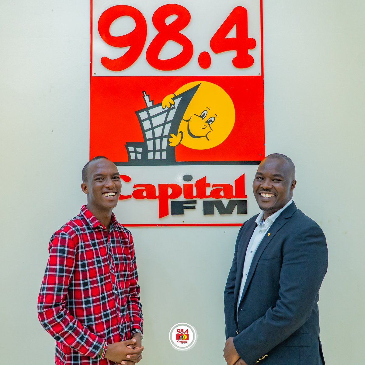CapitalFMKenya's tweet photo. Moments from this morning’s conversation with Joseph Nguthiru (@_nguthiru ), UN Young Champion of the Earth, on #CapitalInTheMorning. Green jobs, innovation and youth opportunities were on the table with @ChikoLawi and @MaalikaKazia. 

Catch the full conversation on Youtube: https://t.co/6Ots9yfTJs