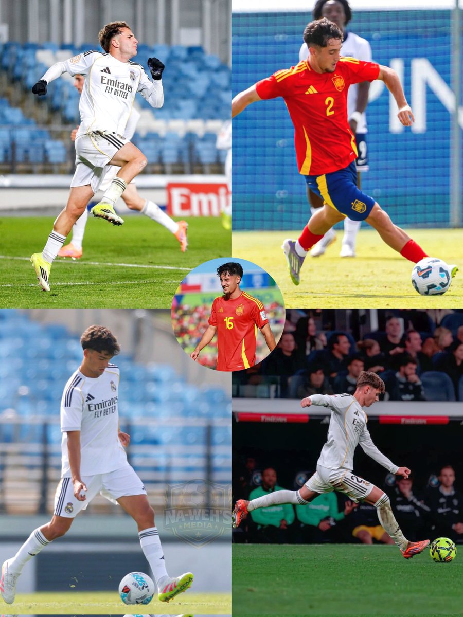 NawehsMedia's tweet photo. 🚨 THE FUTURE IS WHITE! 🇪🇸 CONFIRMED: FOUR REAL MADRID PRODIGIES CALLED UP FOR THE U19 EUROS!

The administrative blueprint for Spain’s European campaign has just been unveiled, and it is covered in Madridista excellence. The elite core of Jesús Fortea, Mario Rivas, Diego Aguado, and Daniel Yáñez has been officially summoned to lead the nation's charge. Having already showcased supreme press-resistance and tactical maturity across the youth leagues, our starlets are primed to put the entire footballing world on high alert. The pipeline of elite steel remains completely unmatched!