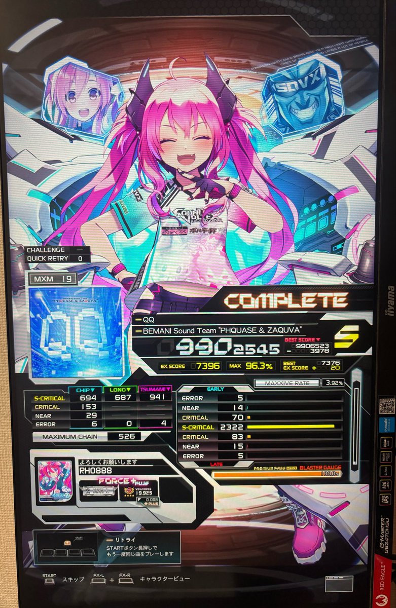 Rho_Sponge's tweet photo. QQ[MXM]、S！！！！！
19S16個目！
EXHめっちゃやってたからか比較的楽だった https://t.co/wKkw7w4FRW