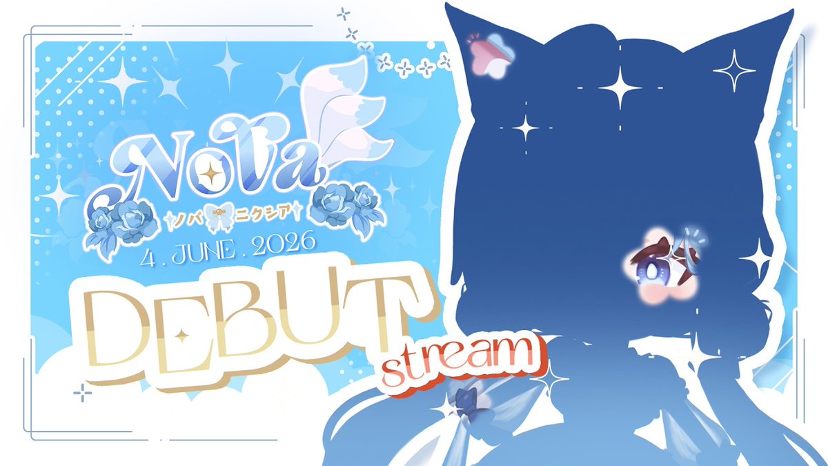 NovaNyxia's tweet photo. DEBUT ✦ กรี๊ดดดดดดดดดดดดดดดดดดดด
⏰ 4 JUN 2026 | 8 PM GMT+7 | 20.00 น.
🔴 https://t.co/vTy2YpEce2

#VtuberDebut #VtuberTH https://t.co/CBpQVzT7hE