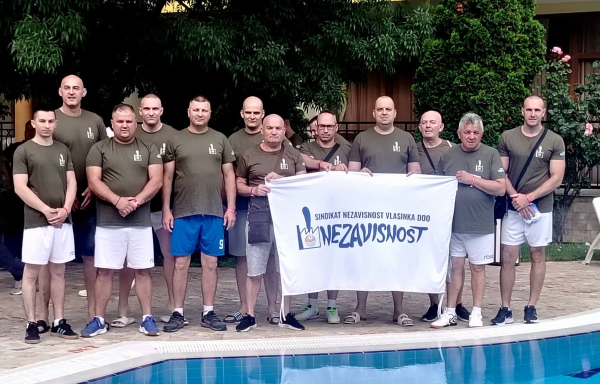 ppi_gs's tweet photo. 📢 Danas su svečano otvorene IV radničko sportske igre GS PPI NEZAVISNOST.  Učesnici igara dolaze iz deset povereništava Sindikata ,,Nezavisnost" iz delatnosti poljoprivrede i prerađivačke industrije
SREĆNO! ✊
Bugarska, jun 2026. https://t.co/2L1DXuHcyF