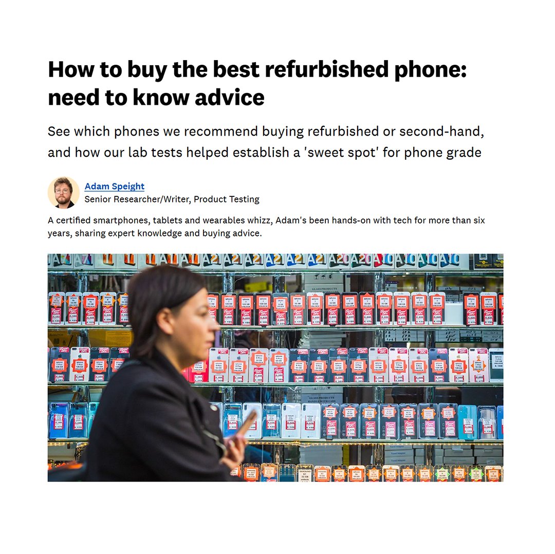 CheckMEND's tweet photo. 📱Thinking of buying a second-hand or refurbished phone?
This handy checklist from Which? covers key checks before you buy - battery health, warranty, camera quality and security features.
https://t.co/zq9TESxllc
#SecondHandTrading #DeviceHistory https://t.co/bZznqVHztt