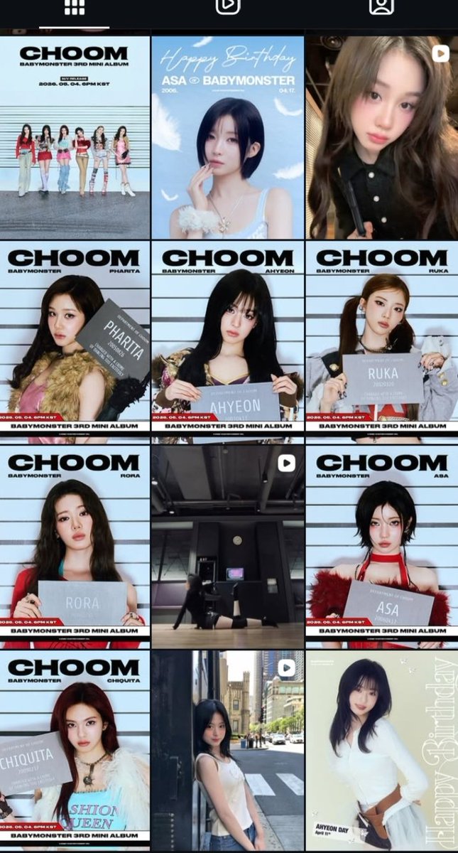 lesyeuxdefin's tweet photo. kayanya YG lebih niatin SHIT ketimbang choom, feed ig ga berantakan video reels ditaroh lgsg di reels, sdngkan choom seberantakan itu 🤣😭

#BABYMONSTER https://t.co/AFFPIWFpck