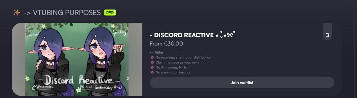nexemesis's tweet photo. J'ai l'impression que ça a plu... alors j'ai ouvert un service ! Toutefois, je tâte le terrain en le mettant en waitlist.

N'hésitez pas à la rejoindre pour me montrer que le service vous intéresse ! https://t.co/SfjoBGj0jL