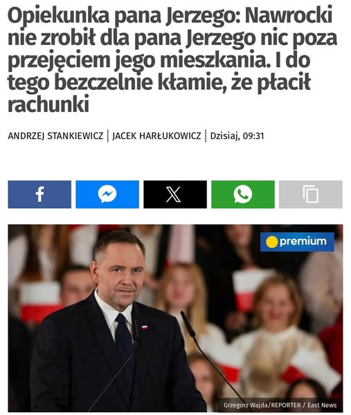 Alicja1263's tweet photo. Śledczy ustalają przebieg wizyty w areszcie, podczas której Marta i Karol Nawrocki zawarli umowę przedwstępną zakupu mieszkania od Jerzego Ż. ‼️Mężczyzna był wówczas podejrzany, a niedługo później został skazany za przestępstwo seksualne.🤔
Prokurator z Gdańska zamierza przesłuchać notariusza, który razem z Nawrockimi odwiedził w areszcie pana Jerzego‼️👍
W areszcie pan Jerzy podpisał akt notarialny - przedwstępną umowę sprzedaży  Nawrockiemu i jego żonie kawalerki-fałszywie poświadczając, że otrzymał zapłatę‼️🤦‍♀️😠
Zawarli umowę przedwstępną, w której pan Jerzy udzielił im pełnomocnictwa, aby w przyszłości mogli w jego imieniu podpisać - a więc sami ze sobą - finalną umowę sprzedaży. 🤬
Nastąpiło to po upływie 5 lat. Nieprzypadkowo po takim czasie. Zbycie lokalu wcześniej oznaczałoby, że bonifikatę udzieloną przez Gdańsk należy zwrócić.😡🤷‍♀️
 Nawroccy-osiedlowe cwaniaczki‼️🤢
Co za wstyd mieć takie persony na najwyższym państwowym urzędzie.🤦‍♀️🫣
Ten osobnik powinien być bohaterem kroniki kryminalnej😠👇👇👇