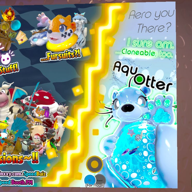 speedbuiz's tweet photo. ...Huh?! ...now THAT wasn't there before~ 👀🦦
#Furality #VRChat https://t.co/dCrIJwpMcc