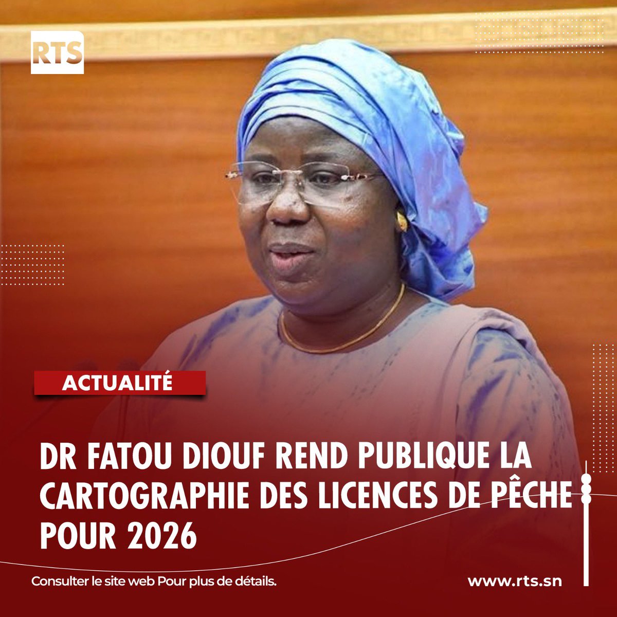 RTS1_Senegal's tweet photo. Dr Fatou Diouf a rendu publique la liste officielle des navires autorisés à pêcher dans les eaux sénégalaises en 2026. Présentée comme un exercice de transparence, cette publication recense plus d’une centaine de licences et met en évidence la prédominance des navires battant pavillon sénégalais dans l’exploitation des ressources halieutiques nationales.
https://t.co/hgcOU55ImB