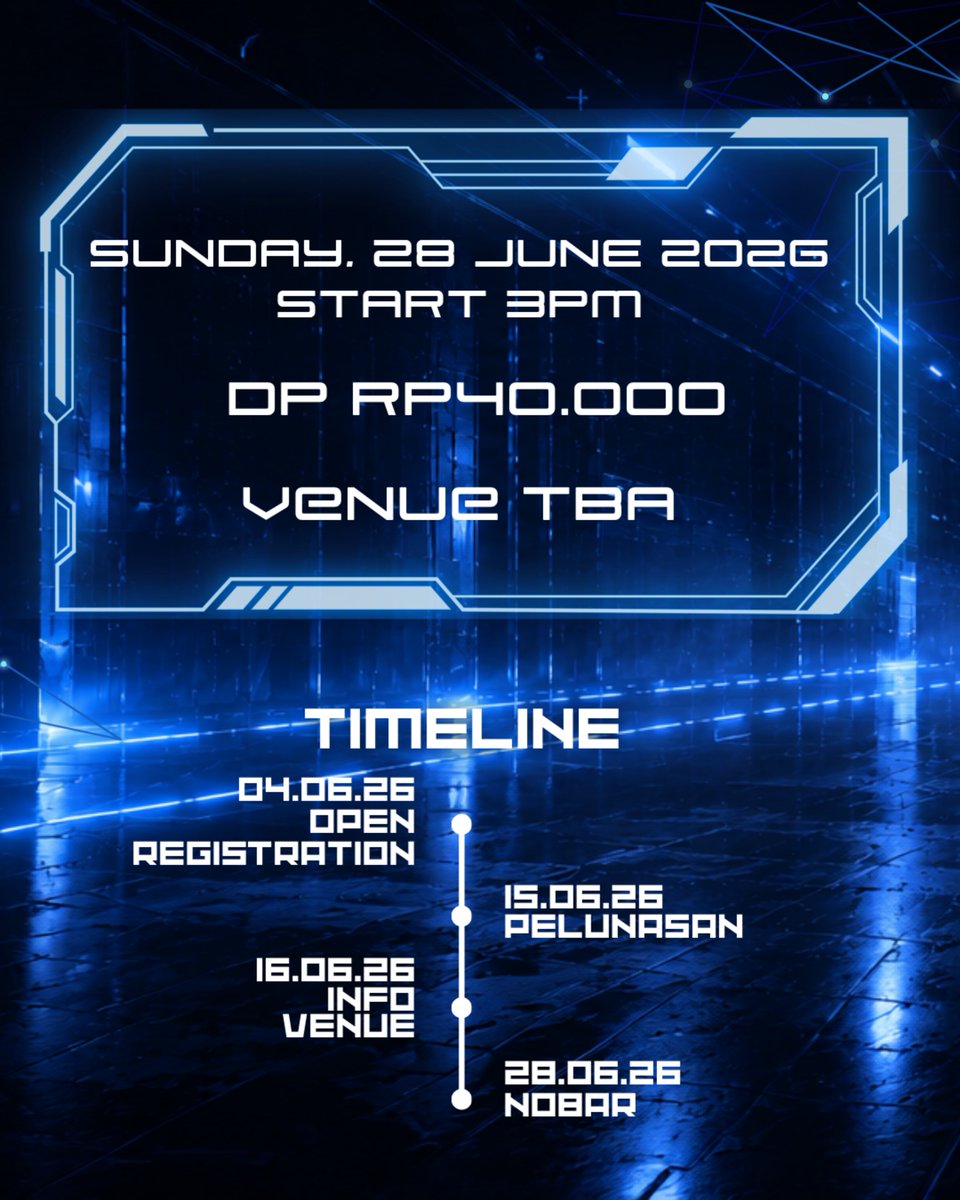 42SAI_YK's tweet photo. 🗓️ Hari/Tanggal : Minggu, 28 Juni 2026 (15:00 WIB)
📍 Venue : To Be Announced! Stay tuned, 42min bakal pilih tempat yang paling nyaman buat kita nonton bareng!✨

REGISTRATION
🔗 Link : https://t.co/yLQYaqYG2l https://t.co/5QzTFzrUDS