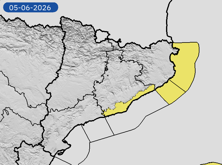 AEMET_Cat's tweet photo. 04/06 11:18 AVISOS HOY Y MAÑANA | Cataluña: lluvias, tormentas, vientos y costeros. Nivel máximo de aviso: naranja.
Actualizaciones en https://t.co/V7lD5r8Gxn https://t.co/FQDiXZU1ne
