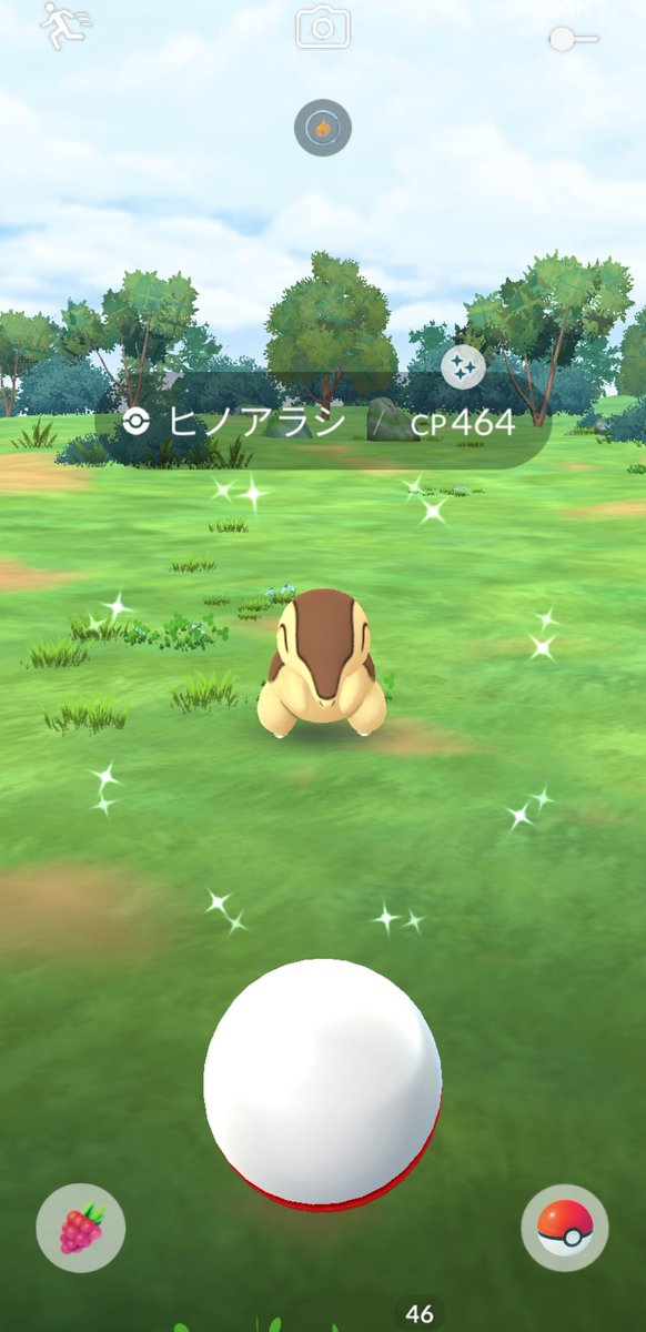 lunagame8's tweet photo. ヒノアラシの色違いGET！
御三家色違いが卵、野生ともに好調！
#ポケモンGO
#ポケモンGO色違い https://t.co/DVPwmAgQqq