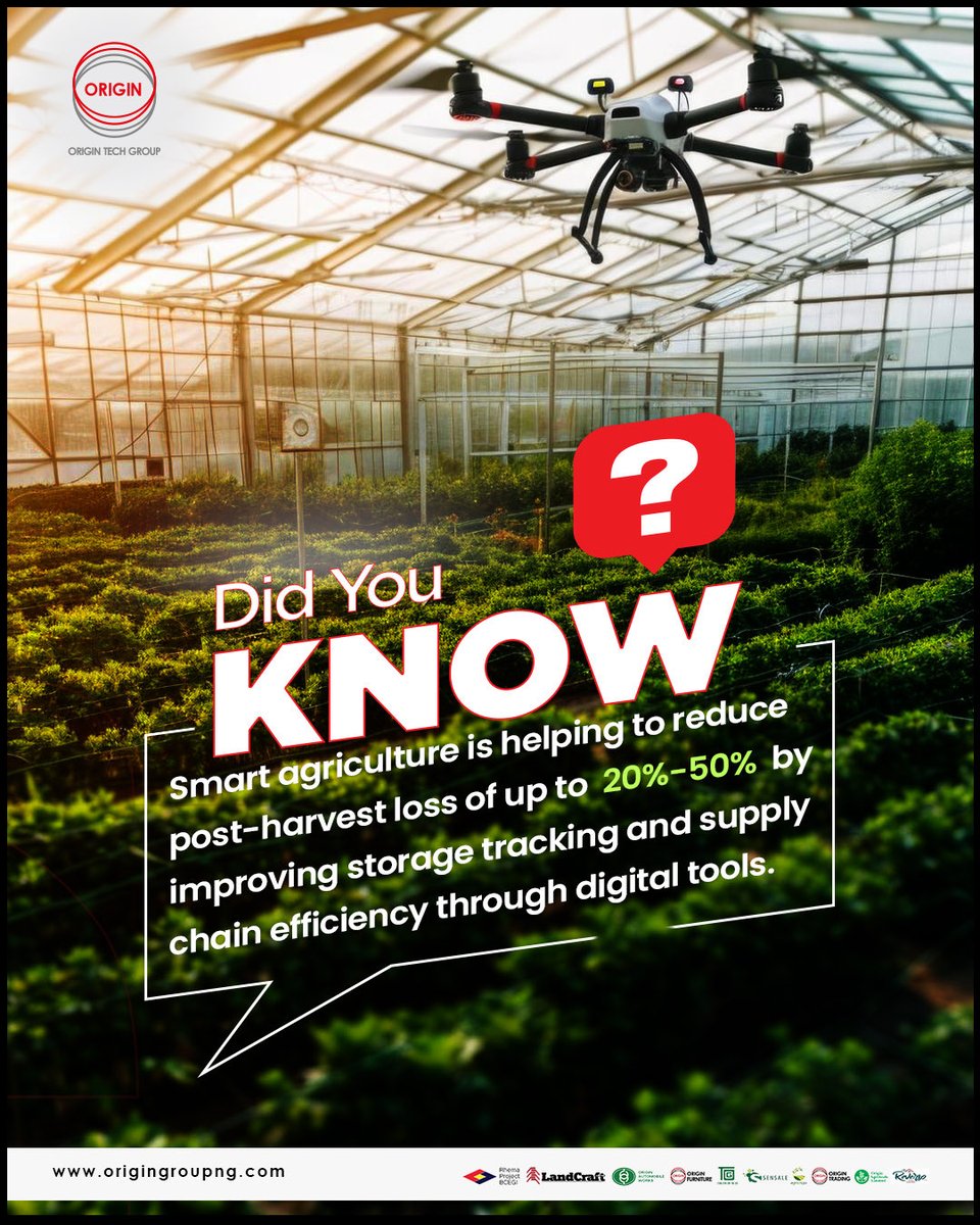 Origintechng's tweet photo. Technology is helping farmers grow more and lose less.
Innovation on the farm and impact on the harvest.
That’s what food systems is about.

#theleadingfoodsystemscompany 
#origintechgroup 
#agriculture https://t.co/zVggAXF8rC