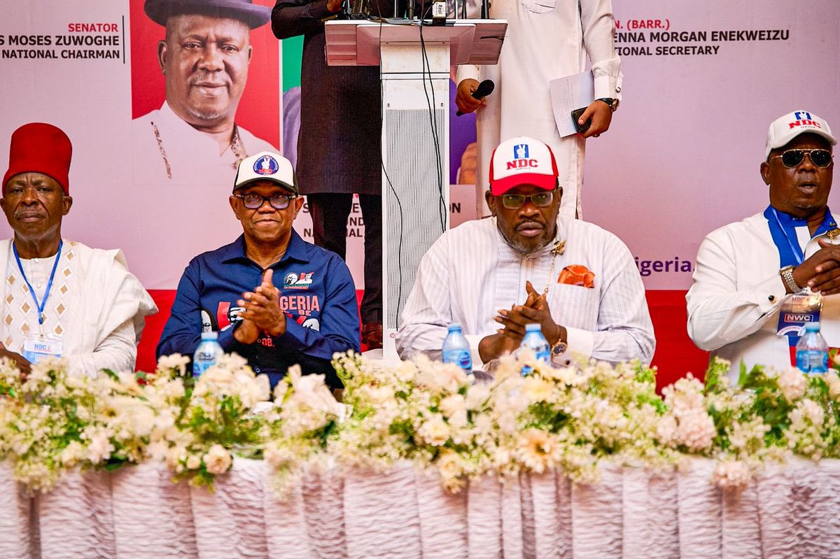 iamHSDickson's tweet photo. Yesterday, we held the 2nd NEC Meeting of our great party, the Nigeria Democratic Congress (NDC), alongside our presidential candidate, His Excellency Peter Obi, CON, members of the National Working Committee, State Chairmen, party leaders, and stakeholders from across the country.

The meeting provided an opportunity to review our progress as a party, assess the outcome of the recently concluded primaries, and agree on the next steps as we continue to build a strong national platform ahead of the 2027 general elections.

In my remarks I thanked our presidential candidate, His Excellency Peter Obi, CON, and his running mate, His Excellency Senator Rabiu Musa Kwankwaso, CON, for their commitment, leadership, and inspiring participation throughout the processes. I also extended my appreciation to all our governorship, National Assembly, and State Assembly aspirants, party leaders, stakeholders, and supporters who travelled from across the country to participate in the primaries, presidential affirmation, and NEC meeting. Their sacrifices, enthusiasm, and belief in the NDC continue to strengthen our resolve and inspire confidence in the future of our party.

After reviewing reports from across the federation, NEC ratified and endorsed the outcome of the nationwide primary elections and commended our electoral committees, screening and appeal panels, party officials, volunteers, aspirants, candidates, and supporters whose dedication ensured the successful conduct of the exercise. For a relatively young political party, what we have achieved within such a short period is remarkable.

While acknowledging that there were challenges and disagreements in some locations, the NEC reaffirmed its commitment to internal democracy, transparency, fairness, and inclusion. We resolved to immediately intensify reconciliation, consultation, and stakeholder engagement efforts across the country and called on all aspirants and stakeholders to remain actively involved in the task of building the party. The NDC values every member and remains committed to ensuring that everyone has a role to play in our collective journey.

As part of our commitment to innovation and institutional development, NEC approved plans for the introduction of electronic voting in future congresses and primary elections, while also directing the strengthening of our digital membership registration and party data management systems. We believe that technology must play a central role in deepening transparency, participation, and confidence in democratic processes.

The committee also resolved to intensify grassroots mobilisation and membership expansion nationwide while strengthening party structures at ward, local government, state, zonal, and national levels as preparations for the 2027 general elections gather momentum.

NEC further reviewed recent developments in the nation's electoral environment, including aspects of the Electoral Act and INEC guidelines, and reaffirmed the party's commitment to pursuing democratic, legal, and constitutional remedies wherever necessary in defence of a level playing field, electoral justice, and democratic participation.

Overall, the meeting was marked by optimism, unity, and a shared determination to continue building a strong, credible, and nationally accepted political movement dedicated to good governance, national development, and democratic renewal.

The best is still ahead of us.

~ HSD