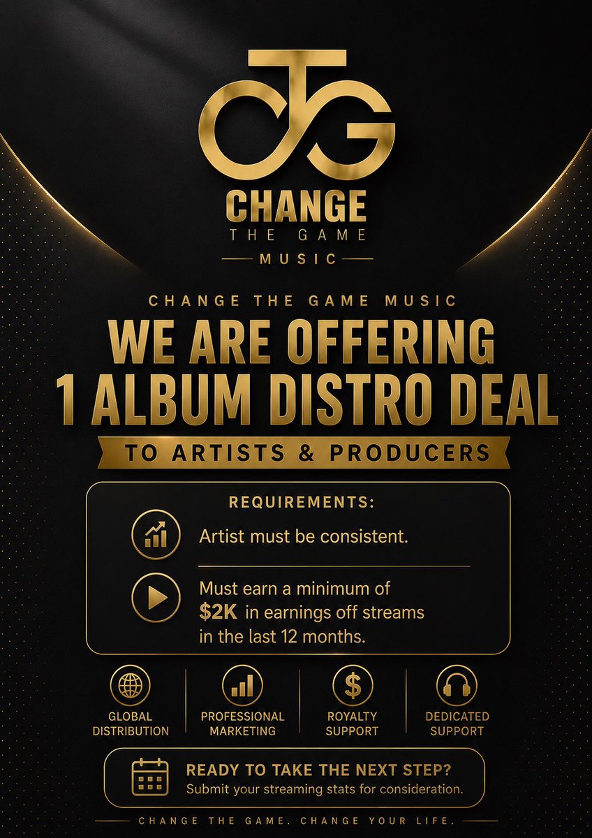 OrganicSounds91's tweet photo. Any artist looking for a Distribution deal let’s work! https://t.co/elvhoiVSUN