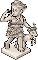Soulern's tweet photo. Curiosidades de @Habbo @ESHabbo #Habbo
Año: 2022                                    
Precio: 500 Diamantes                                    
Escultura: Estatua Divina
Inspiración: Diane Chasseresse – Leocares
Diana de Versalles es una famosa escultura de la diosa **Artemisa> (o Diana en la mitología romana), conservada en el Museo del Louvre de París. Es una copia romana de los siglos I–II d. C. basada en un original griego de bronce del siglo IV a. C., y muestra a la diosa cazadora acompañada de un ciervo.