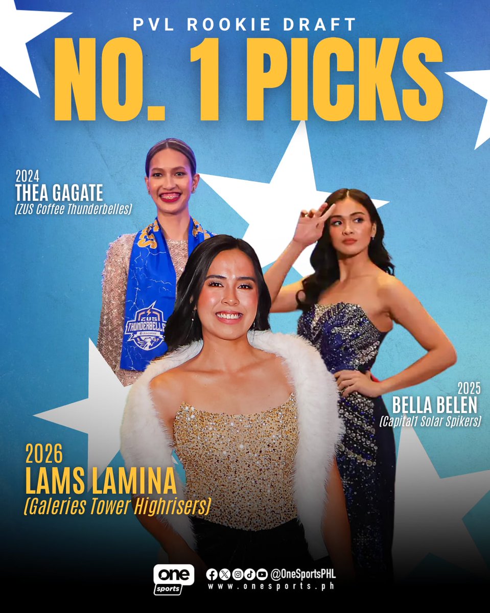 OneSportsPHL's tweet photo. NU-MBER ONE GIRLS ✨

The NU-Nazareth School pedigree runs deep in the PVL Rookie Draft. With past top picks already thriving in the pros, Lams Lamina is set to make her own mark on the league.

#PVL2026 #TheHeartOfVolleyball #PVLDraft https://t.co/Zw0owFSI7M
