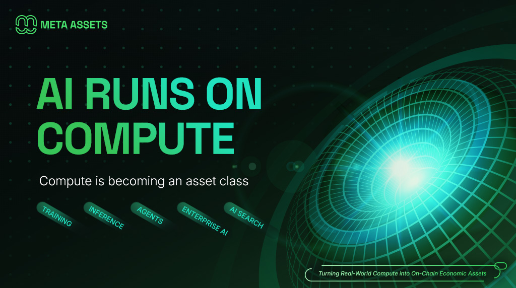 MetaAssets_MA's tweet photo. Every #AI model depends on #compute.

Training, inference, agents, automation, research, gaming, search, and enterprise AI all require scalable compute resources.

As AI grows, compute becomes more than infrastructure.

It becomes an asset class.

That is where Meta Assets begins.

#MetaAssets #ComputeAssets #AIEconomy #Web3AI