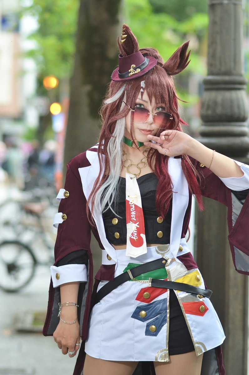 style28haniwa's tweet photo. Cosplay
ウマ娘 フォーエバーヤング (勝負服)
Umamusume / Forever Young 

photo 三脚
#ウマ娘になってしまいました https://t.co/Pv4uRaW8EE