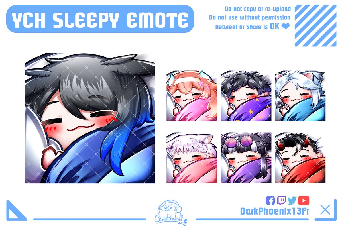 DarkPhoenix13Fr's tweet photo. น่าจะเป็น YCH Emote อันนี้ค่ะ มีคนมาจ้างเรื่อยๆ ได้วาดอะไรน่ารักๆ แล้วมีความสุข https://t.co/nFtRkbHzWl