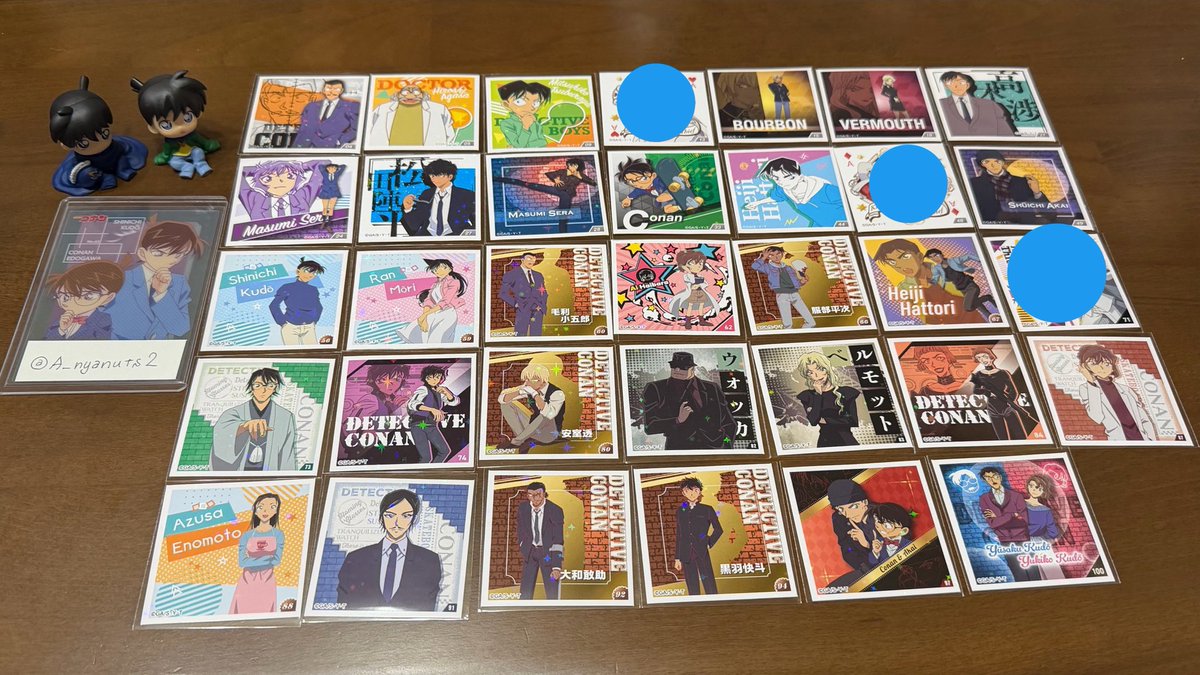 A_nyanuts2's tweet photo. 【交換】名探偵コナン　シールコレクション

譲: 添付画像参照
求: 異種交換(別途交換ツイ複数あげております)

比率違い可◎

お取引方法: 都内手渡しまたは郵送(要相談)

複数交換してくださる方優先
お気軽にお声がけください
交換希望お品物の画像添付してくださると助かります https://t.co/clJHMBK7Og