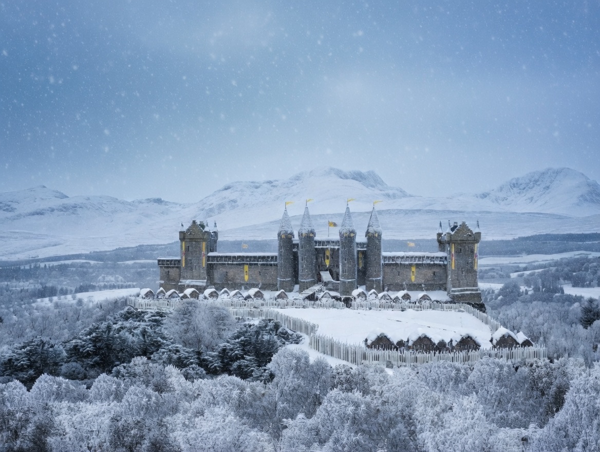 andrewsp2009's tweet photo. Stirling Castle (Scotland) reconstruction mock-up of earlier four towered gatehouse and defensive hoarding suggestion. #StirlingCastle #HistoryRebuilt #ScottishCastles https://t.co/EfrBZ9f2MY