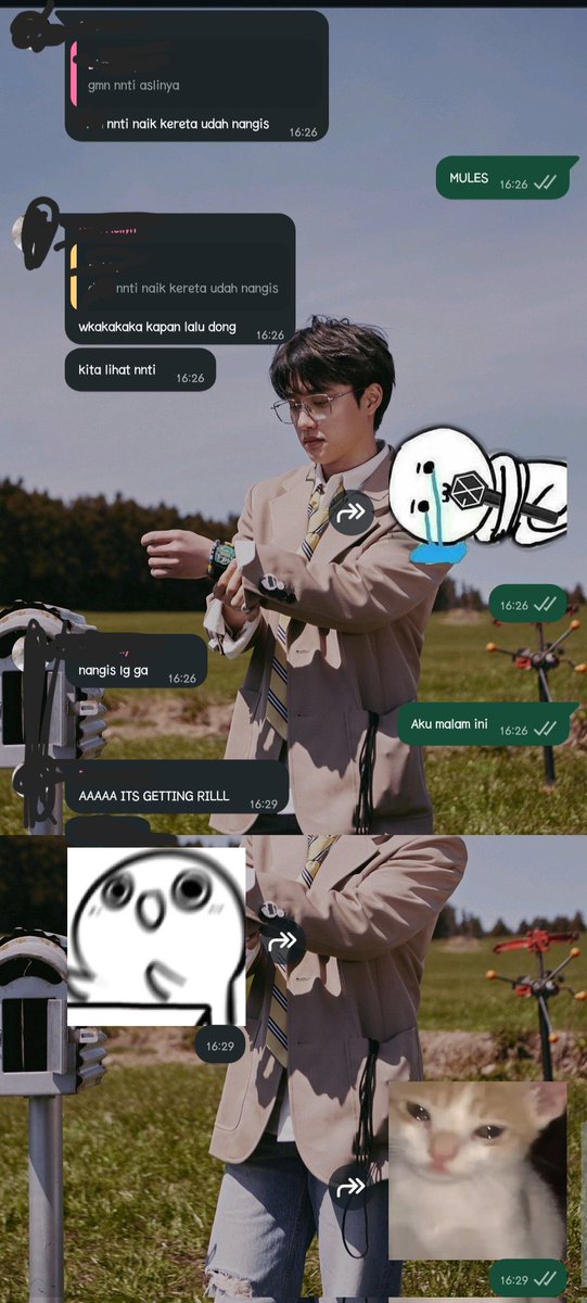 dochaaa_'s tweet photo. Isi chat me, @baekyeolatte dan @IBDGRGN menjelang hari h konser 🫠 https://t.co/9PDivtYSc6
