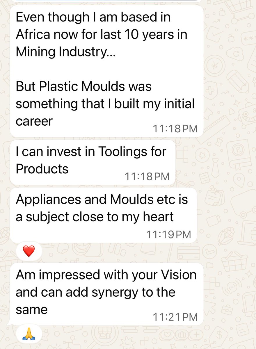 prakdadlani's tweet photo. NRIs never stop being Indian.

Yesterday, I posted about the idea of mould investing.

The response blew me away.

My inbox was full.

Some people wanted to invest a few lakhs.

And for others there was no limit to investing. 

But what stood out was this:

Most were NRIs.

People who left India 20, 30, even 40 years ago.

People from the USA, Australia, Africa, Hong Kong, and many other places.

They had one question:
“How can I help?”

Not:
“How much will I make?”
“When do I get my money back?”

Just:
“How can I help build Bharat?”

That hit me hard.

I was born and raised in Hong Kong. 

I have never lived in India.

Yet I feel that pull too.

And clearly, so do millions of others.

You can leave India.

But India never leaves you.

No matter how many years pass.

No matter how far you go.

For many NRIs, India is still home.

And seeing people want to give back, 

not for profit, but for nation building, 

makes me incredibly proud.