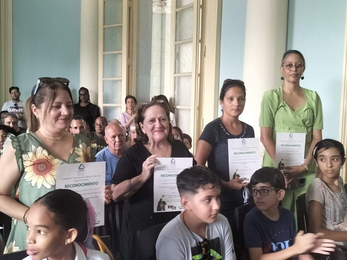 OTN_VC's tweet photo. 🌿🔬 Reconocimiento a entidades y personas destacadas en investigaciones y soluciones ambientales
Entre los centros destacados en investigaciones y soluciones ambientales se encuentra nuestra:
🏅 Oficina Territorial de Normalización de Villa Clara (OTN) 
https://t.co/mGuNBBF4CX https://t.co/4zhJbco1QK