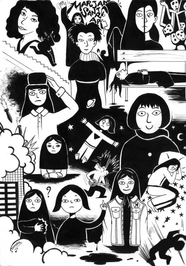 lavidaenvinetas's tweet photo. Marjane Satrapi https://t.co/yxYFQ9oJto