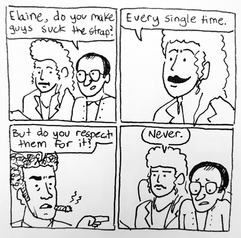 ducknuk_comic's tweet photo. Seinfeld "The Strap" 2/2
(repost) https://t.co/jv5uyUA2Pj