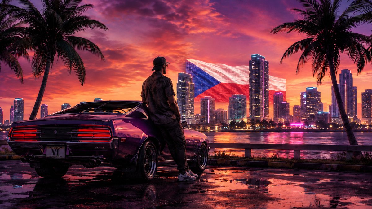 CzechGamer's tweet photo. GTA VI už před vydáním ovládá zájem českých hráčů [CzechGamer] https://t.co/GgFFv7pDVX https://t.co/3ZfBkpEA9k