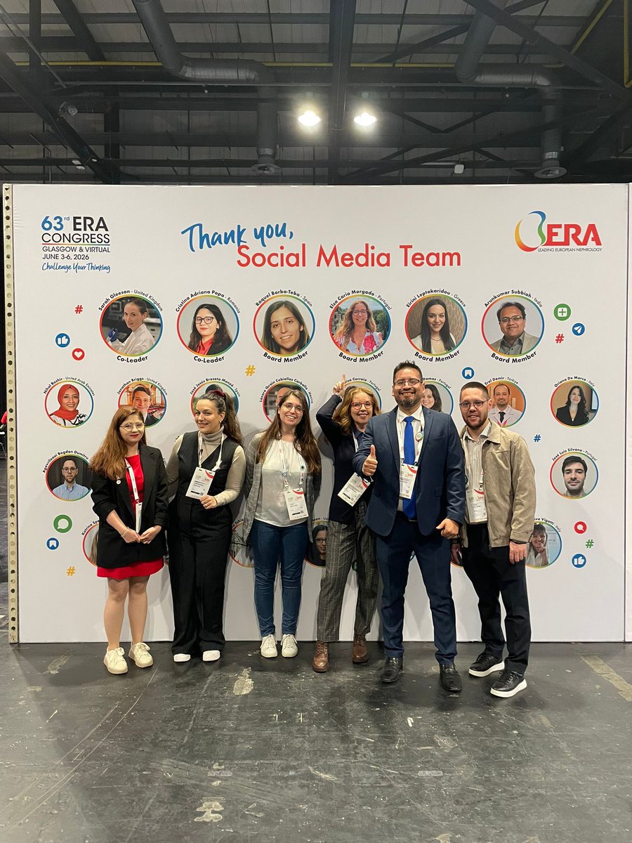 Nefrogeek's tweet photo. With the wonderful social media team! It's a lot of work, but also a lot of fun!
💪👏🔥

#ERA26 @ERAkidney @ynptweets @SENefrologia @SCNefrologia #SLANH https://t.co/ectkiod4gw