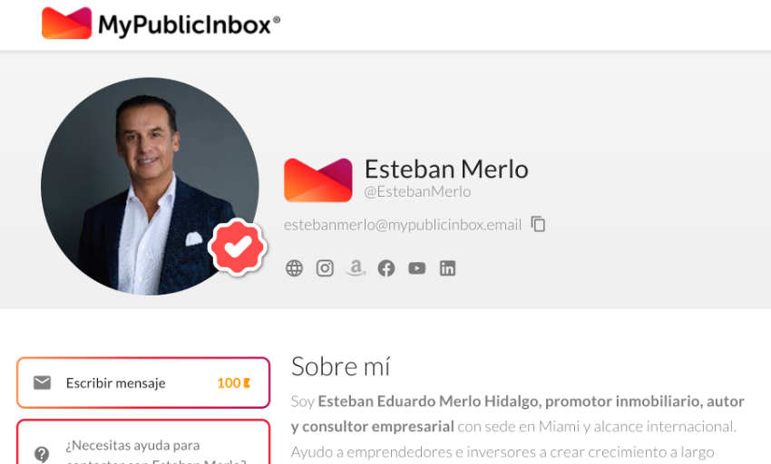 mypublicinbox's tweet photo. Damos hoy la bienvenida a Esteban Merlo, promotor inmobiliario, autor y consultor empresarial, cuenta con una amplía experiencia ayudando a emprendedores e inversores a crear una planificación estratégica, un desarrollo sostenible y liderazgo. Descubre más sobre él y su libro #LaRutadelDesarrolladorInmobiliario en…
https://t.co/yRx80ylXgu