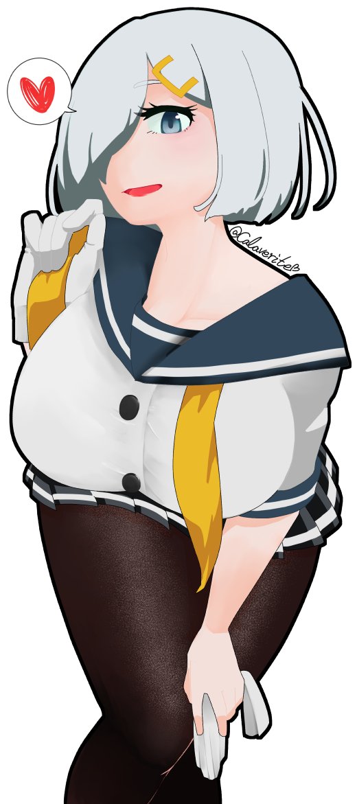 Calaverite's tweet photo. 久々に浜風を描いたのでみてみてをします https://t.co/S0LWrvYn47