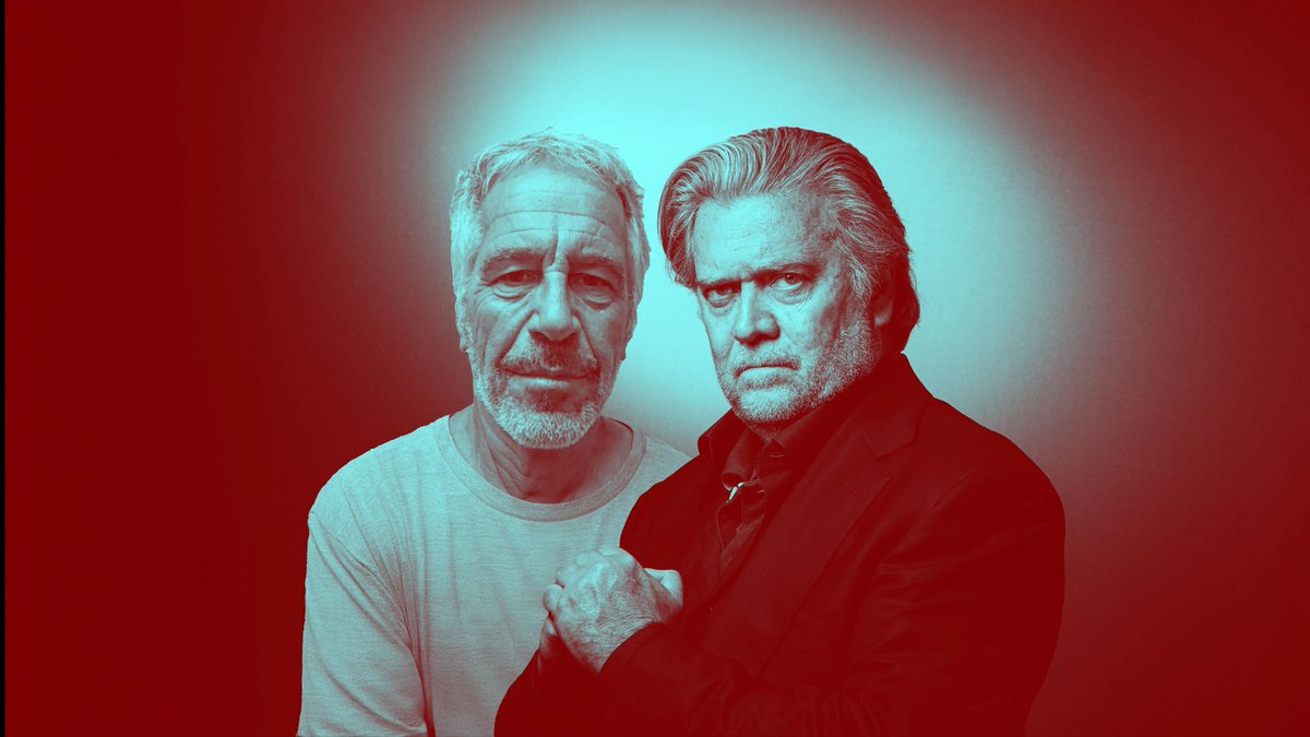 AmberWoods100's tweet photo. If you dig deep enough into the Epstein files, you eventually find Jeffrey Epstein and Steve Bannon discussing the very political movements that would reshape America into what we are facing today. 

At some point you have to ask whether Epstein was merely observing those movements, or helping to cultivate them.