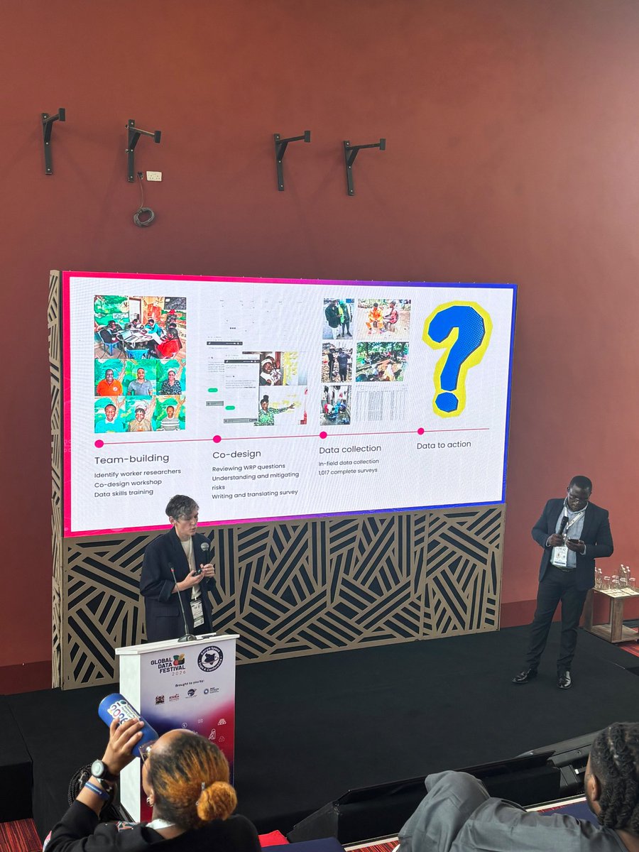 HakiDataLab's tweet photo. At the Global Data Festival 2026, Haki Data Lab joined forces with @Data4Change on the discussion, "Who Gets to Count? When Informal Workers Lead Citizen Data in Nairobi", we dived deep into the intersection of data,inclusion, and community action.  @AdoyoAnthony @lloydsregister https://t.co/bL6hOrX7CF