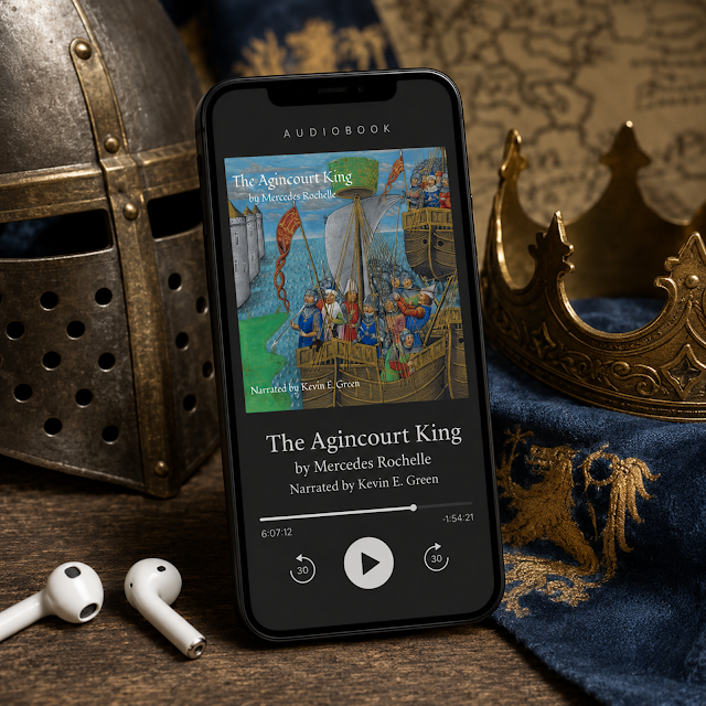 maryanneyarde's tweet photo. ⚔️ Henry V's claim to France. A starving army. Impossible odds. And a battle that would become legend.

🎧 The Agincourt King by Mercedes Rochelle brings the drama, ambition, and courage of Agincourt vividly to life in audiobook form.

https://t.co/iGivGmqLlS
@authorrochelle https://t.co/YXv3PagVVo