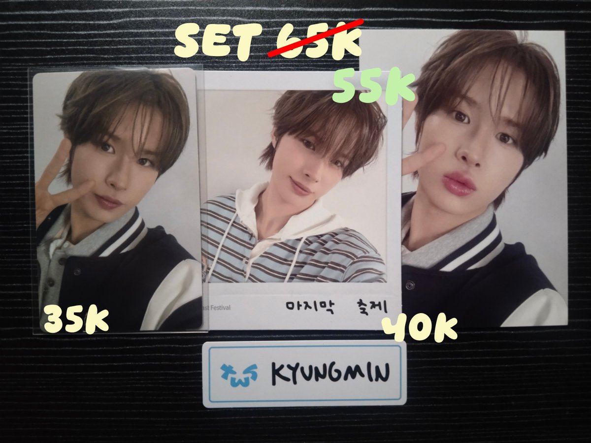 meongppiz_'s tweet photo. WTS Want to sell

Dalam rangka aku berhasil bawa pulang wishlist aku yang hampir mustahil itu. Aku ada diskon 5-20k buat pc pc jualan aku ini. Diskonnya cuma sampe event 6.6 yaa.

.
WTS want to sell pc photocard tws shinyu dohoon youngjae hanjin jihoon kyungmin https://t.co/ptW2txNdHa