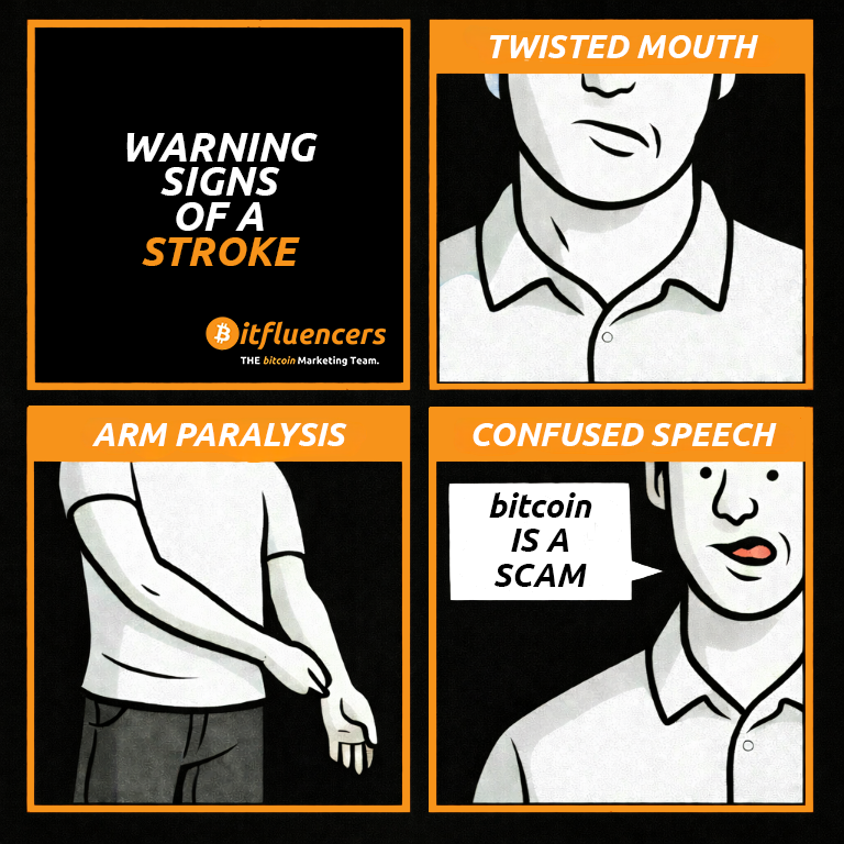 21Satoship's tweet photo. Noch immer glauben so viele Menschen, Bitcoin sei ein Scam. Um dies zu ändern, muss man sie dazu bringen, zuzuhören.

Was glaubt ihr, ist der effektivste Aufhänger, um Precoiner dazu zu bringen auf unser Schiff zu kommen und zuzuhören?

Welcher Satz muss auf unser Banner? https://t.co/eQfSijInq3