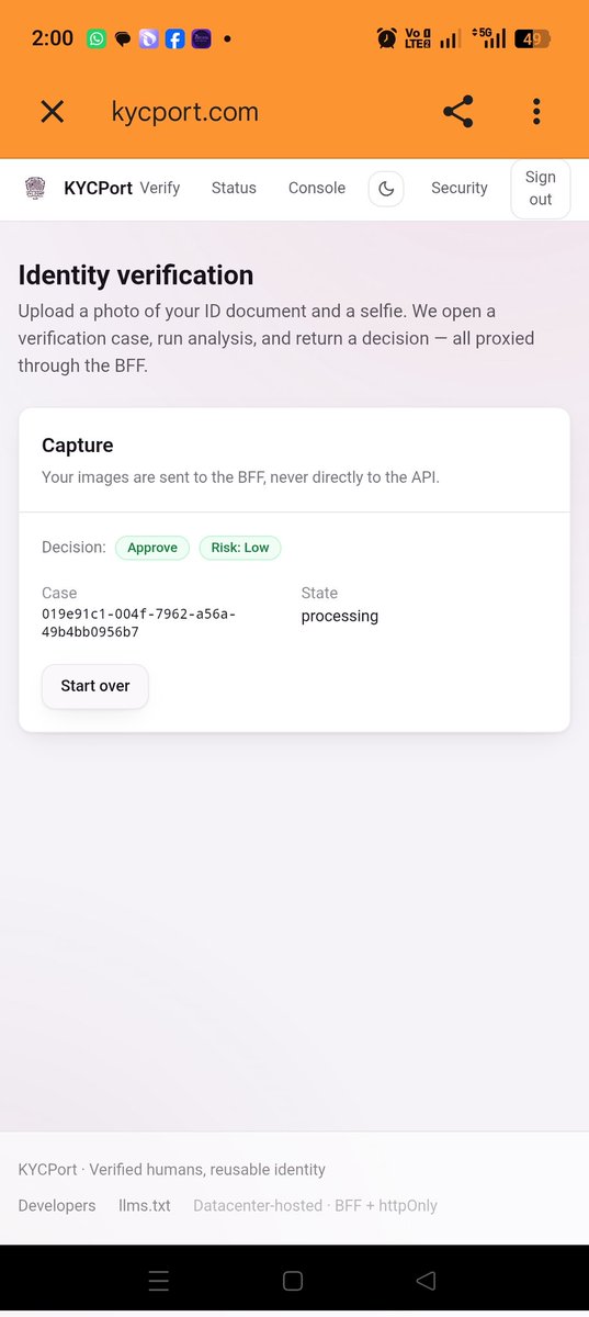 sidrachaain's tweet photo. Instantly approved KYC see screenshot Live proof 

Online KYC process Video Link 👇 
https://t.co/Nu6alkzyj5
Official WC link 👇
https://t.co/oOTHa04DJX

#sidraChain #SidraBank #SidraFamily #Sidra https://t.co/maQIZAOCn0