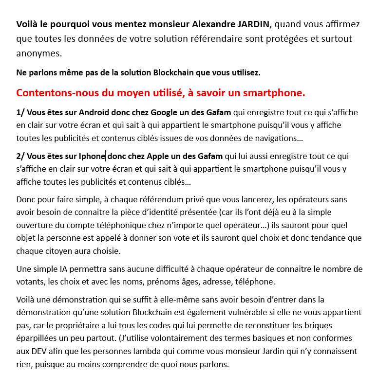 MLECOMTE's tweet photo. @cox_steeve @AlexandreJardin Vous mettez effectivement le doigts sur ce qui va arriver et cela même si ce n'est pas l'intention de ce Jardin rêveur... lisez ceci https://t.co/YVtLZ7eQTY
