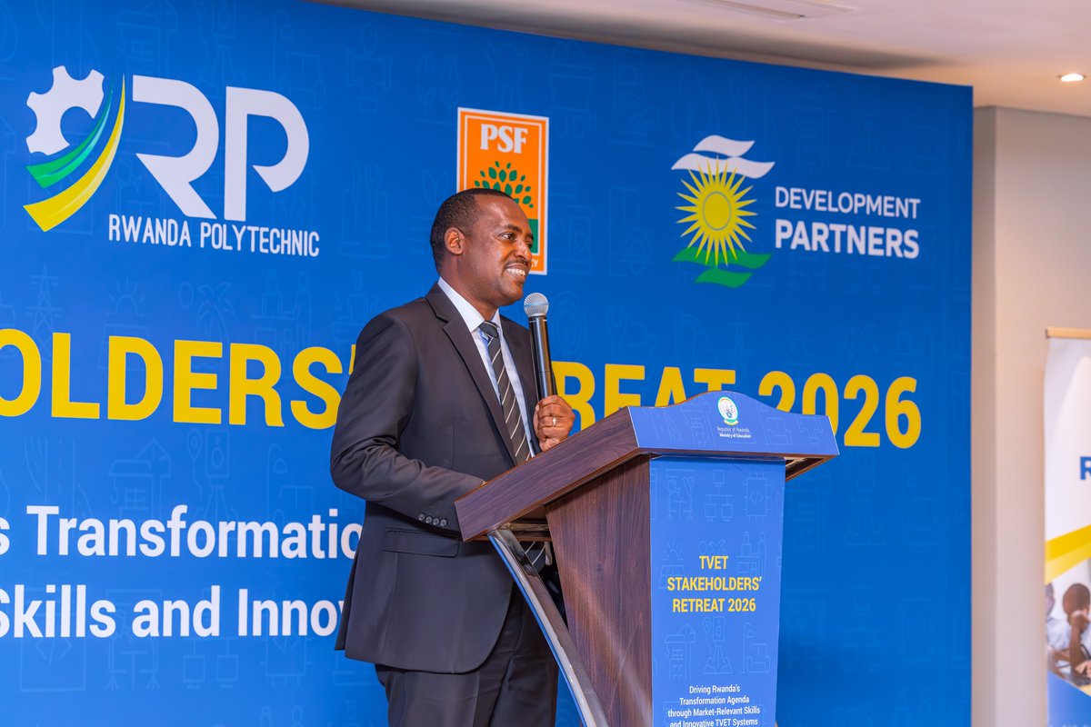 RTB_Rwanda's tweet photo. Today, we kicked off a 2-day TVET Sub-Sector Working Group Annual Retreat under the theme: “Driving Rwanda’s Transformation Agenda through Market-Relevant Skills and Innovative TVET Systems.”

The retreat brings together TVET stakeholders to review progress against NST2 TVET targets, assess the feasibility of the TVET Strategy 2025–2030, and discuss the investments, partnerships, and support needed from development partners and the private sector to ensure its successful implementation. #NanjyeNdiTVET #TSSWGRetreat