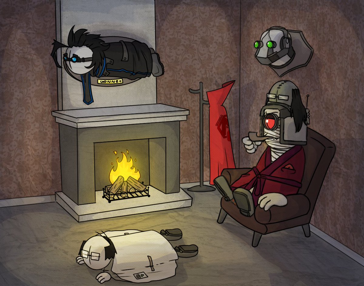Pearl_Fish_'s tweet photo. for @GnashYaTeeth phobos in his trophy room idk i shoutl be shot #madnesscombat https://t.co/VI6BB7dz6r